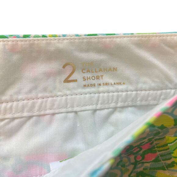 Lilly Pulitzer The Callahan Short Coconut Jungle Size 2 - Picture 5 of 11